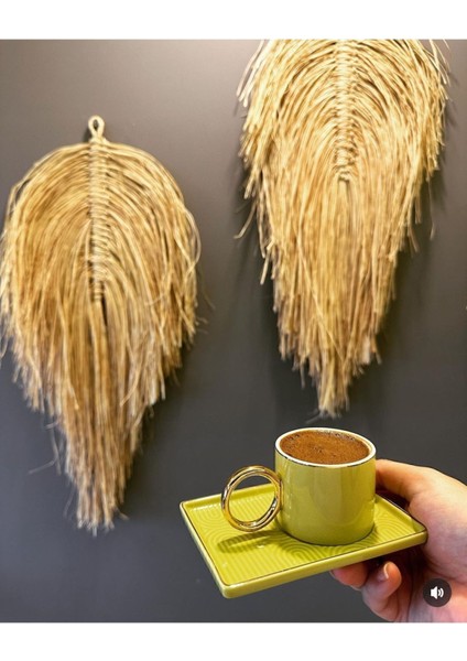 Doğal Muz Lifi El Yapımı Rafya Otel Teras Cafe Havuz Salon Holl Duvar Dekorasyonu