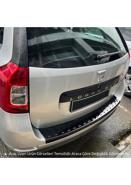 Dacia Duster Arka Tampon Eşiği - Piano Siyah | 2018-2024 Arası modelleri