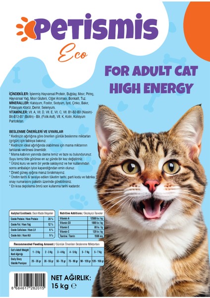 Tavuklu Yetişkin Kedi Maması 15KG fiyatları