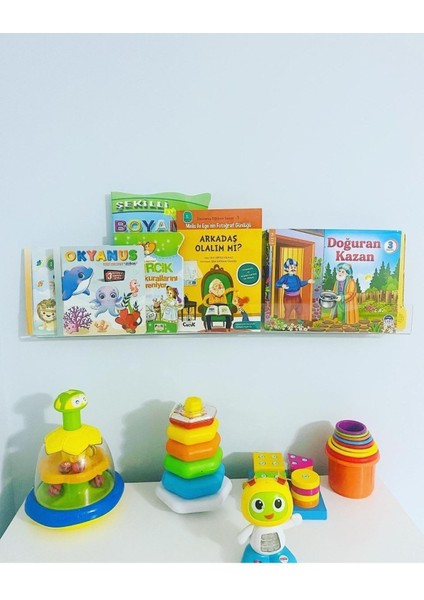 Tekli 50X5 cm Kitaplık Rafı