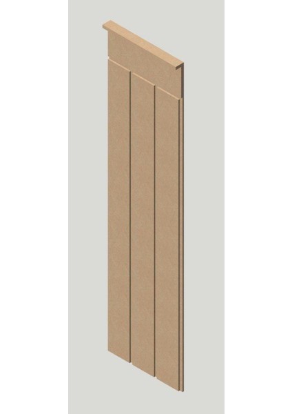 Duvar Paneli 27CM Genişlik x 105 cm Ham Mdf Duvar Paneli ( 10 mm Kalınlık )
