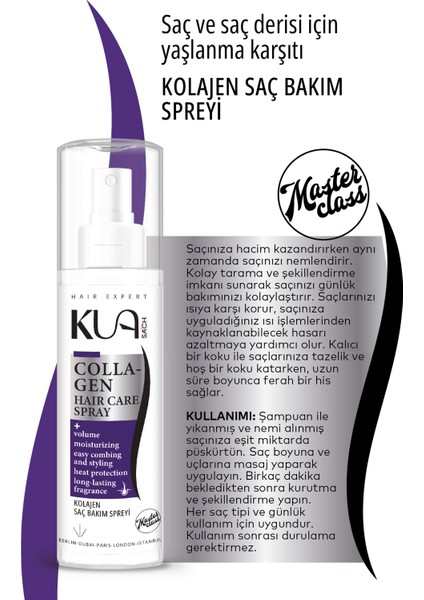 Collagen Yıpranmış ve Işlem Görmüş Saçlar Için Yüksek Hair Care Spray modelleri