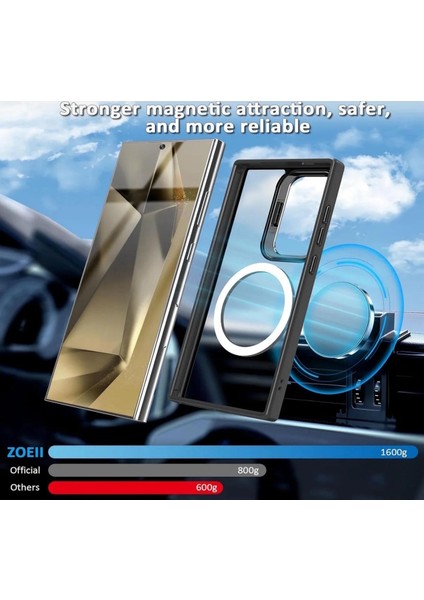 Samsung Galaxy S25 Ultra Kılıf Standlı Mat Magsafe Hassas Butonlu Metal Tuşlu Kamera Lens Hediyeli fırsatları