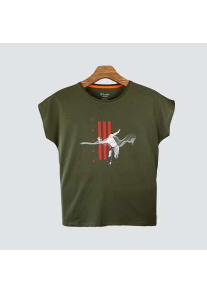 Run Kadın Baskılı T-Shirt