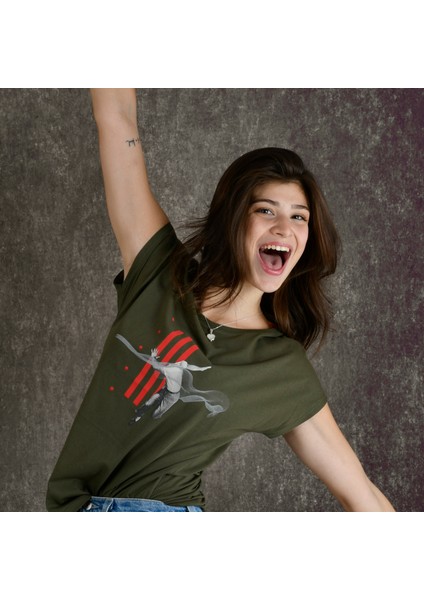 Run Kadın Baskılı T-Shirt