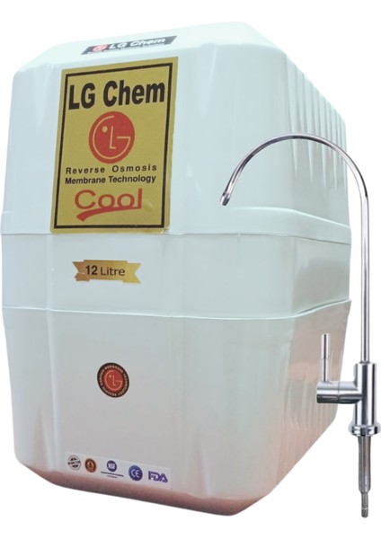 Ligth Gastro Lg Chem Cool Specıal 12 Litre 7 Filtre 14 Aşama Gümüş Iyon, Mineral, Alkali Filtreli Beyaz Renk Su Arıtma Cihazı