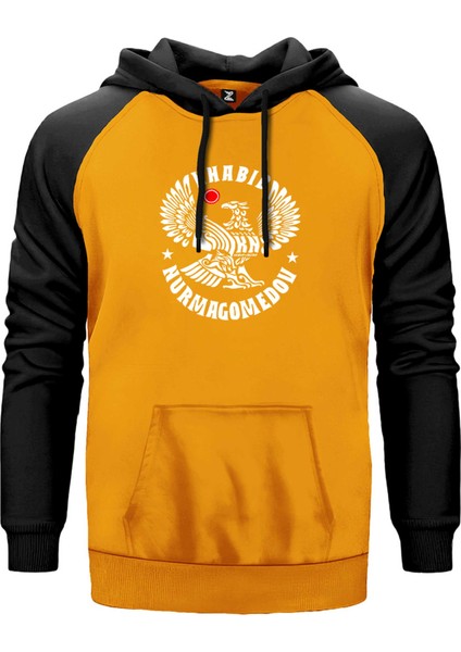 Ufc Nurmagomedov Sarı Renk Reglan Kol Kapşonlu Sweatshirt