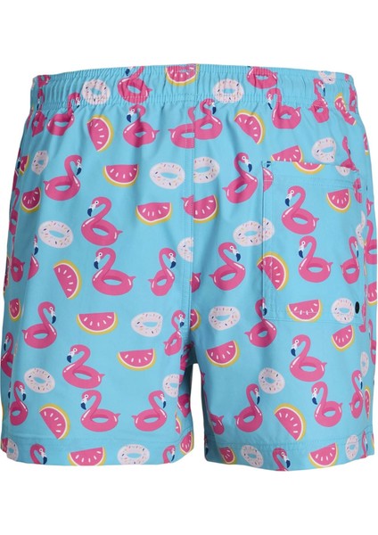 Jpstmauı Jjswım Erkek Desenli Deniz Şortu - Hızlı Kuruyan Kumaş modelleri