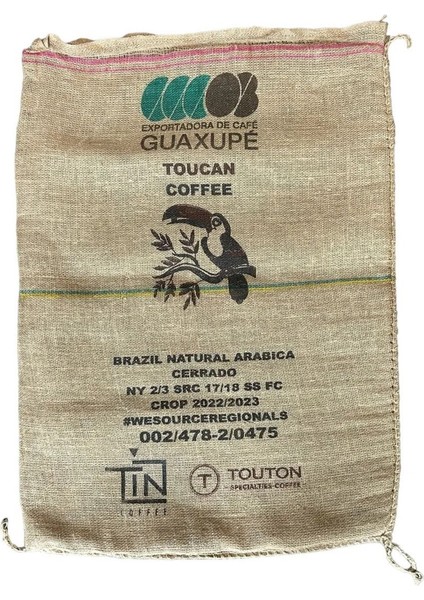 Paper Roasting Coffee - Desenli Kahve Çuvalı