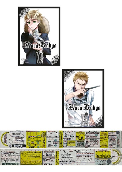 Kara Kahya 20-21. Ciltler Manga Seti + Mat. Öğreten Cetvel