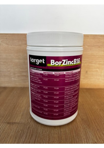 BORZINC816 Toz Bor-Çinko Gübre 1kg fiyatları