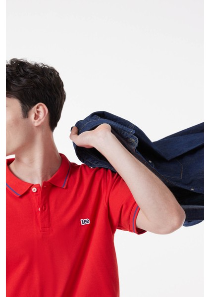 Ss Kısa Kollu Polo T-S Kırmızı Erkek Kısa Kol T-Shirt modelleri