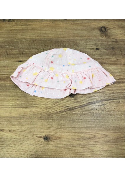 %100 Pamuk Kız Bebek Çocuk Yazlık Fötr Şapka (1-3 Yaş) 25160-07 fiyatları