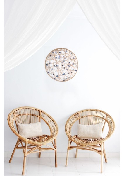 Hasır Kraft Nazar Boncuklu Dekoratif Duvar Süsü fiyatları