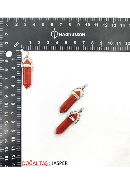 Piramit Doğal Taş Kolye Ucu