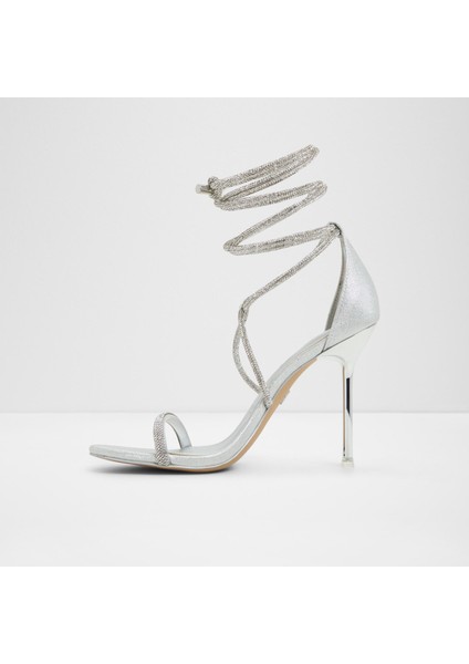 Caladonıa Sandalet Yüksek Topuklu Sandalet;abiye Sandalet - Gümüş modelleri