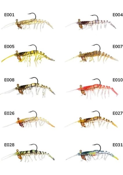 sakura shrimp 7.6 cm 6.5 gr silikon karides fiyatları