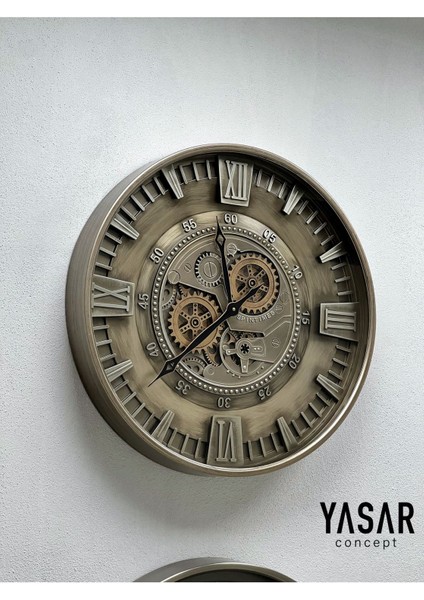 Rotavera Metal Çarklı Duvar Saati fırsatları