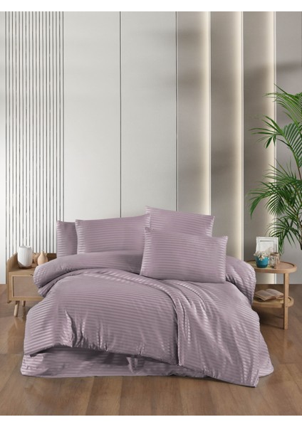 %100 Pamuk Saten Çift Kişilik Nevresim Takımı 200X220CM