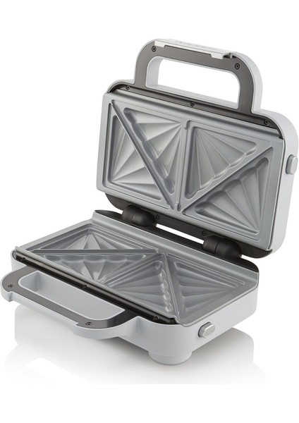 VST070X Jumbo Sandviç Tost Makinesi, Paslanmaz Çelik, Duraceramic Kaplama