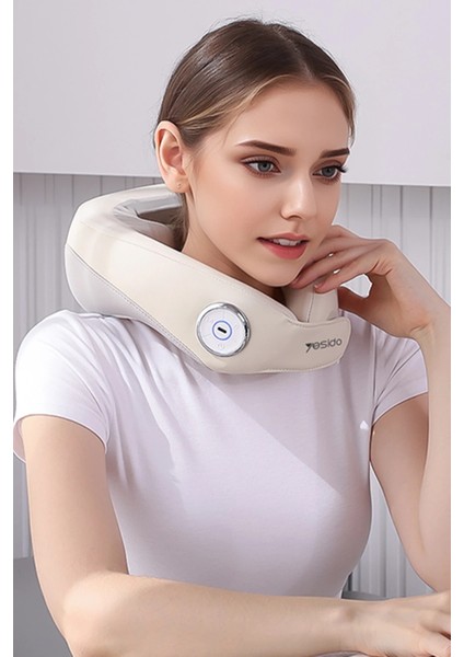 Isı Fonksiyonlu Boyun Masajı Kablosuz 4 Başlıklı Boyun Masaj Aleti Yastığı MG14 modelleri