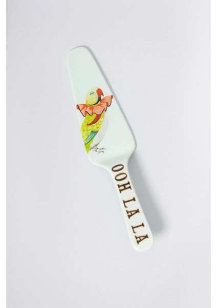 Ooh La La Papağan Desenli Pasta Bıçağı