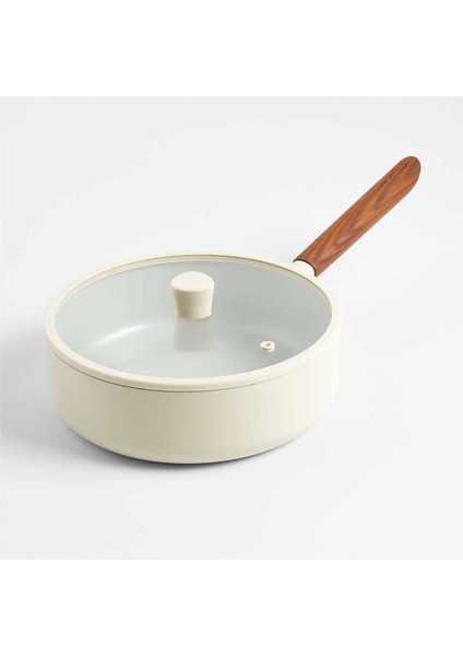 Yapışmaz Seramik Sote Tavası Kapaklı