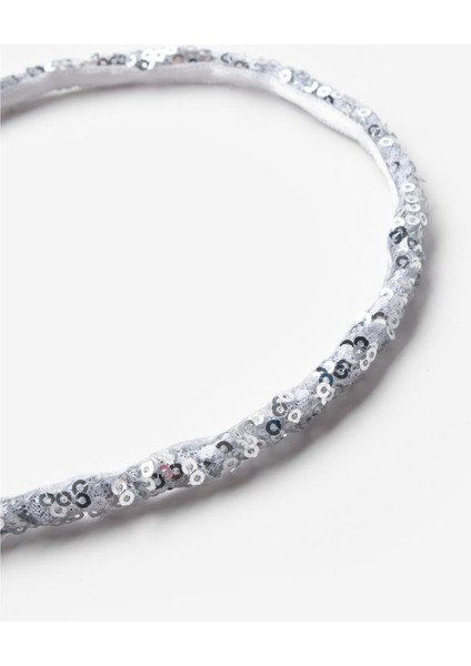 Gümüş Pullu Kız Çocuk Taç fiyatları