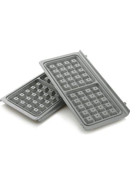 Duraceramic Waffle Makinesi, Derin Dolgulu Çıkarılabilir Plakalarla Yapışmaz ve Kolay Temizlenebilir