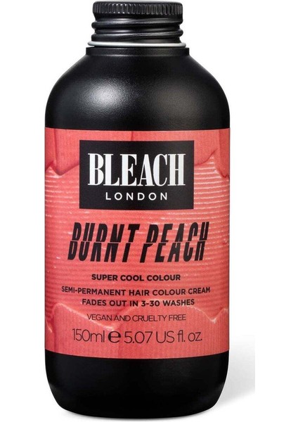 Burnt Peach Super Cool Colour 150 ml Vegan Geçici Şeftali Rengi