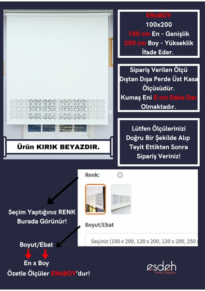 Lazer Stor Perde - Otantik Desen - Kalın Mat Model fiyatları
