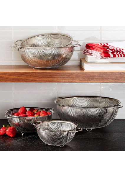 5 Parçalı Tel Süzgeç Seti, Pratik ve Dayanıklı Tasarım fiyatları