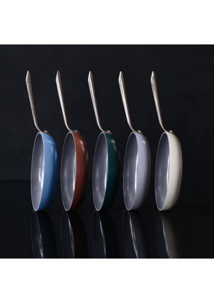 Evencook Seramik Denim, Yapışmaz 8 Parçalı Pişirme Seti Bonuslu modelleri