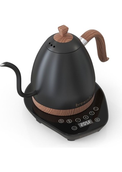 Artisan Elektrikli Kaz Boynu Su Isıtıcısı, Çift Cidarlı, Hassas Kontrol Siyah-Kahverengi fiyatları