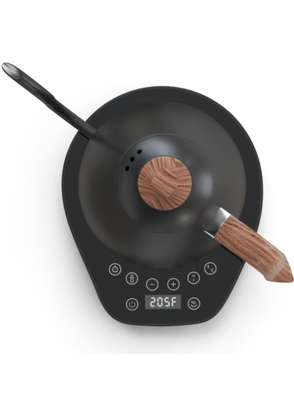 Artisan Elektrikli Kaz Boynu Su Isıtıcısı, Çift Cidarlı, Hassas Kontrol Siyah-Kahverengi fırsatları