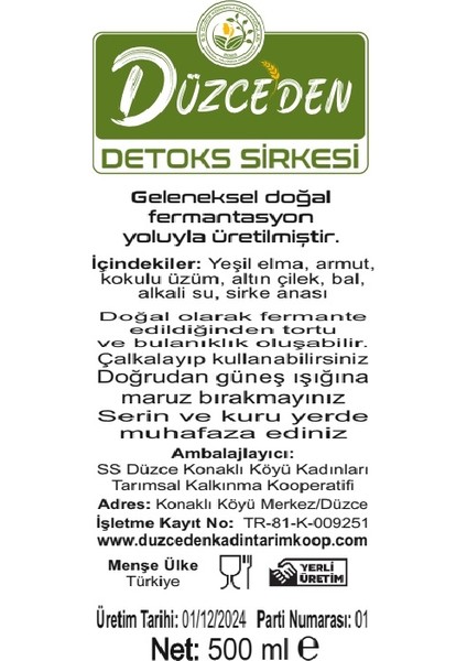 Detoks Sirke 500 ml modelleri