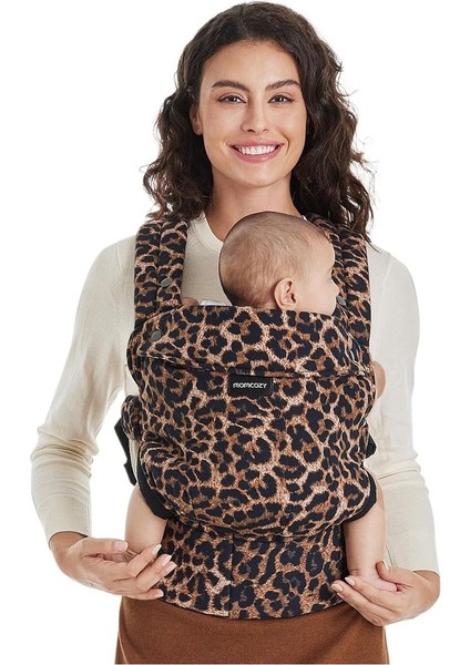 Ergonomik Bebek Taşıyıcı, Hafif ve Konforlu, 3- 20 Kg, Eller Serbest Ebeveynlik Için Ideal Leopar