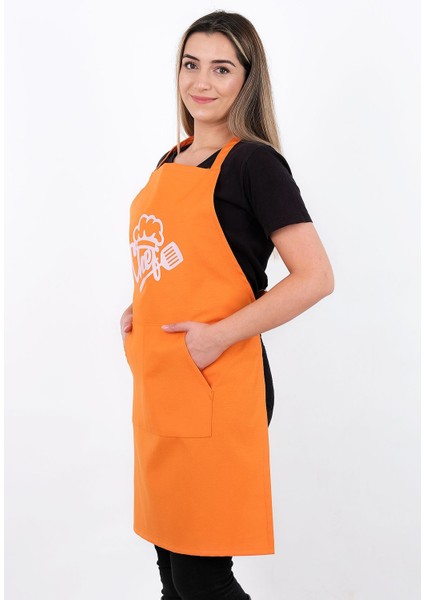 Unisex Master Chef Kanguru Model Mutfak Önlüğü