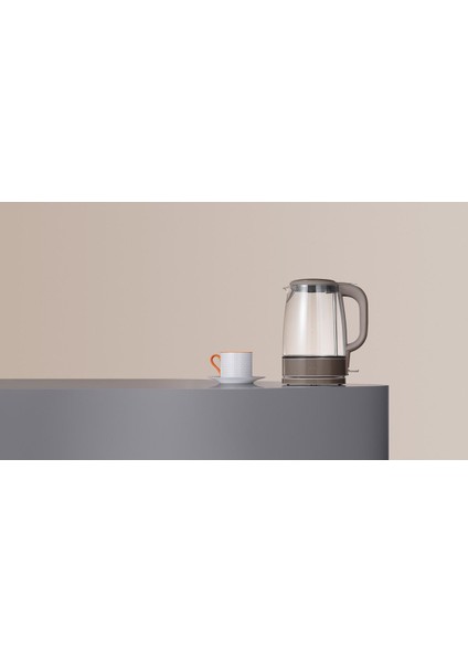 Su Isıtıcı K515, Şık ve Güvenli Cam Su Isıtıcı, 1.7l Kapasite