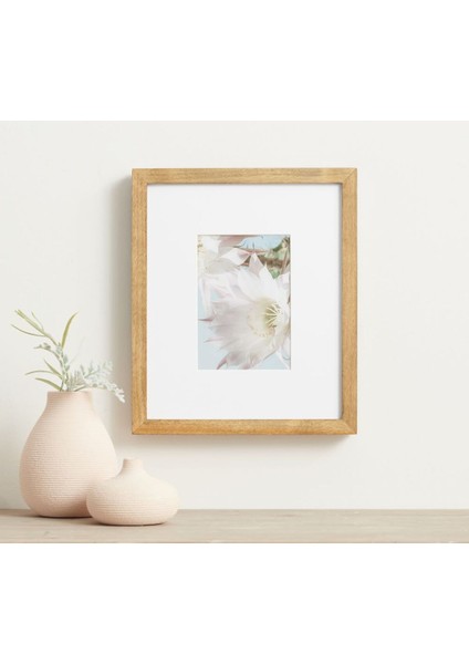Çok Matlı Ahşap Galeri Masaüstü Çerçevesi 11X33