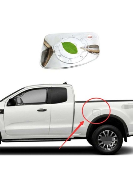 Ford Ranger 2015 Sonrası Depo Kapağı Abs(Plastik) Krom