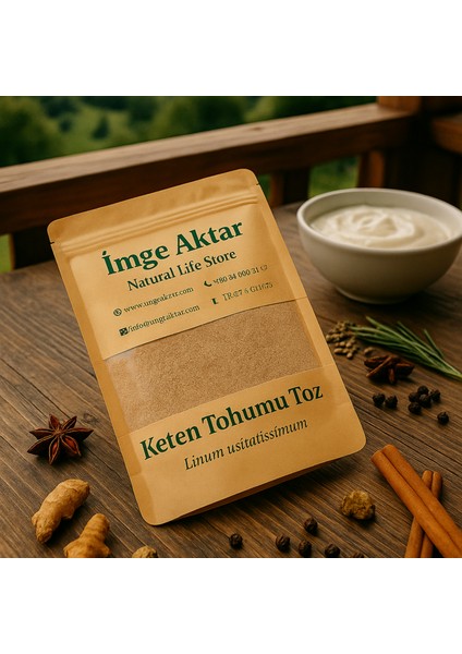 Keten Tohumu Toz 100G
