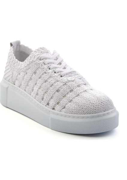 Beyaz Leather Kadın Sneaker K01303018616 fiyatları