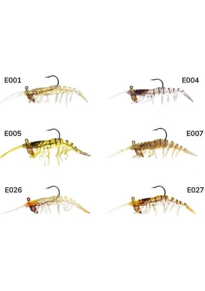 Sakura Shrimp Chibi 5 cm 3.7 gr Silikon Karides fiyatları