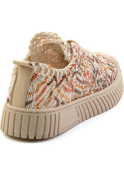Bej Çok Renkli Leather Kadın Sneaker K01331175016 modelleri