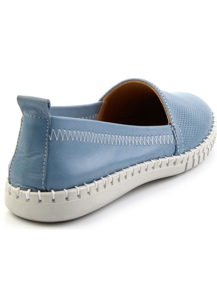 Kot Mavi Leather Kadın Casual Ayakkabı K01028031603