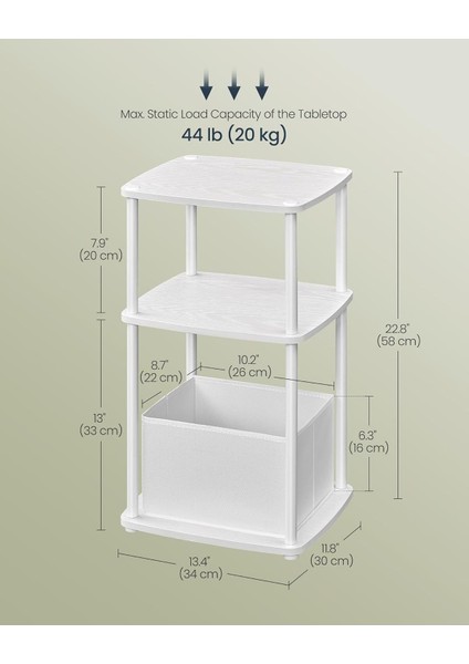Süper Hızlı Montajlı 3 Raflı Sehpa, Modern & Pratik modelleri