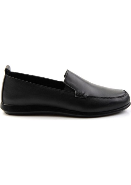 Siyah Leather Kadın Casual Ayakkabı K01331041703