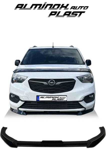 Opel Combo E 2019-2024 Ön Tampon Lip Piano Black