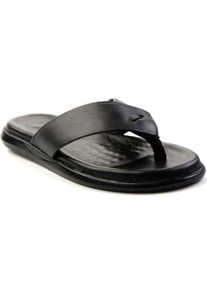 Siyah Leather Erkek Terlik E04557241943